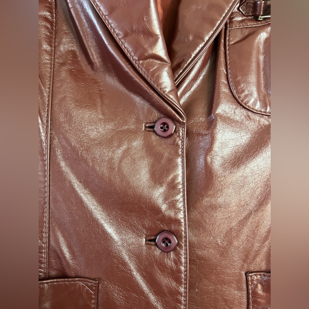 Etienne Aiger Genuine leather jacket - Picture 2 of 10